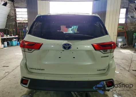 2017 Toyota Highlander Hybrid Limited Platinum from USA, damaged, VIN 5TDDGRFH9HS025115